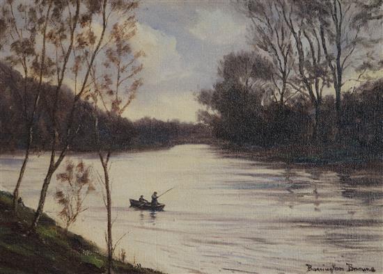 Barrington Browne, oil, Early Spring, The Eden
